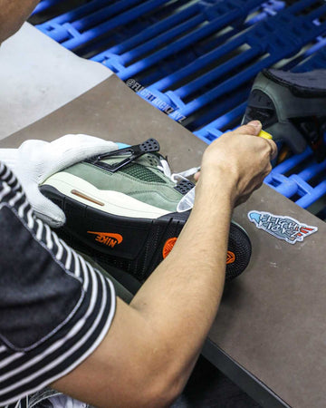 Processo de Fabricação – Air Jordan 4 Retro SE Craft Medium Olive