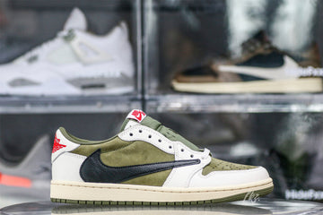Travis Scott x Air Jordan 1 'Oliva Médio'