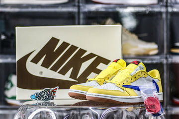 Travis Scott x Air Jordan 1 Retro Low OG SP “Elkins/Canary Yellow”