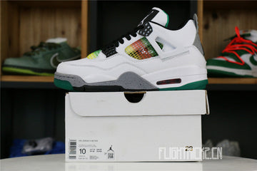 Air Jordan 4 Retro Lucid Green Rasta