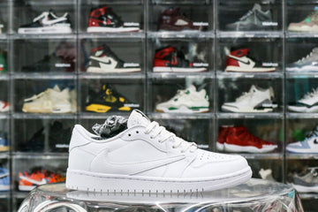 Travis Scott x Air Jordan 1 Retro Low OG SP Michael Rubin White Party