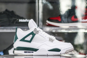 Air Jordan 4 White Oxidized Green Neutral Grey 2024 (UA)