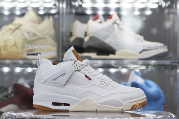 Air Jordan 4 Retro Levi's White (Levi's Tag) (UA)