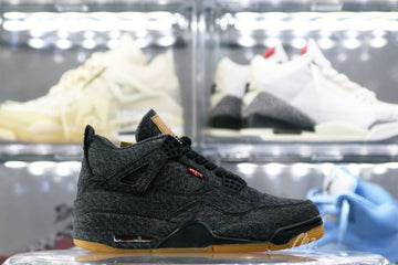 Air Jordan 4 Retro Levi's Black (Levi's Tag) (UA)